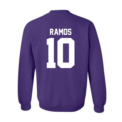 Northwestern - NCAA Baseball : Josh Ramos - Sports Shersey Crewneck Sweatshirt
