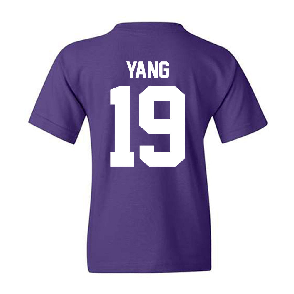Northwestern - NCAA Baseball : Jake Yang - Youth T-Shirt-1