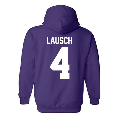 Northwestern - NCAA Baseball : Jack Lausch - Hooded Sweatshirt-1