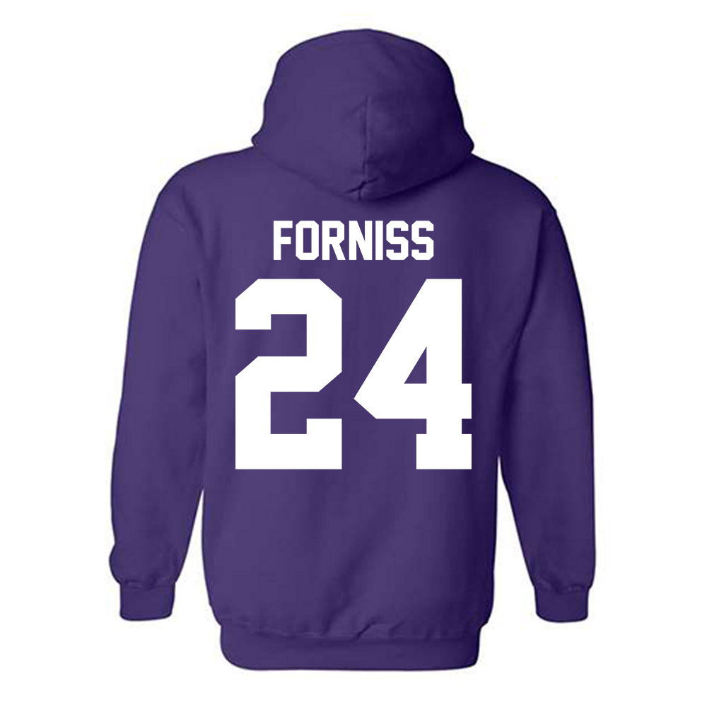Northwestern - NCAA Baseball : Christian Forniss - Hooded Sweatshirt-1