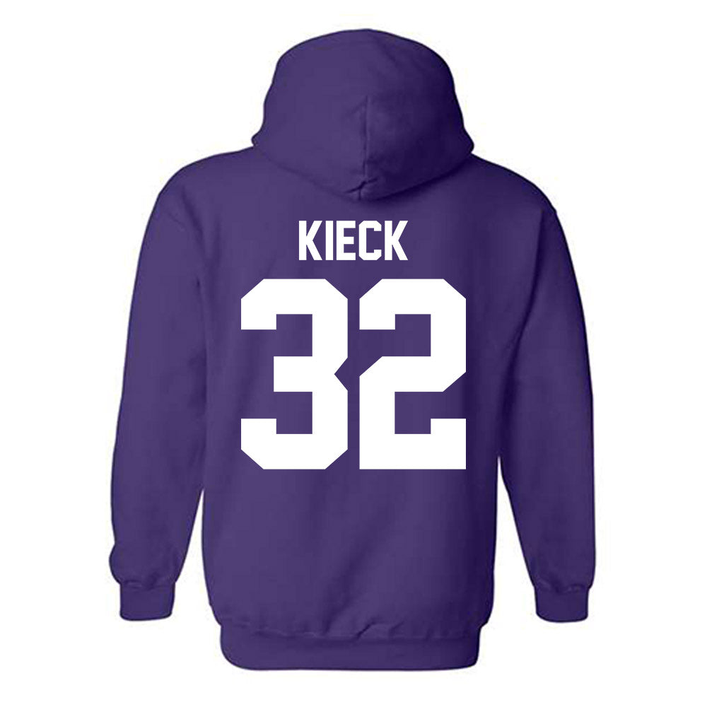 Northwestern - NCAA Baseball : Chayce Kieck - Hooded Sweatshirt-1