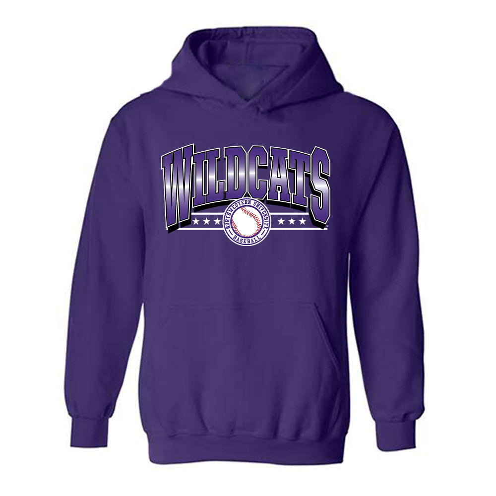 Northwestern - NCAA Baseball : Carter Danz - Hooded Sweatshirt-0