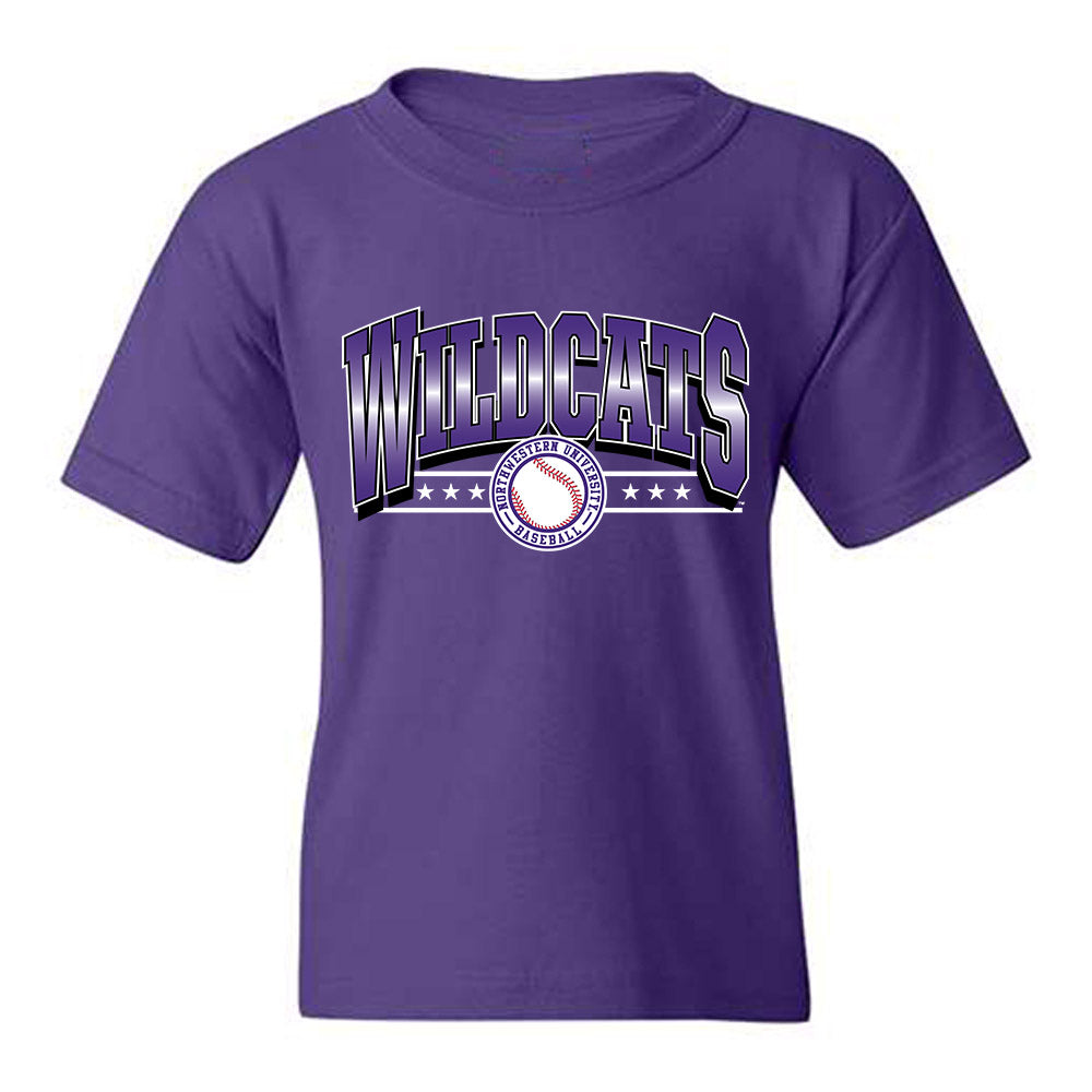 Northwestern - NCAA Baseball : Jay Slater - Youth T-Shirt-0