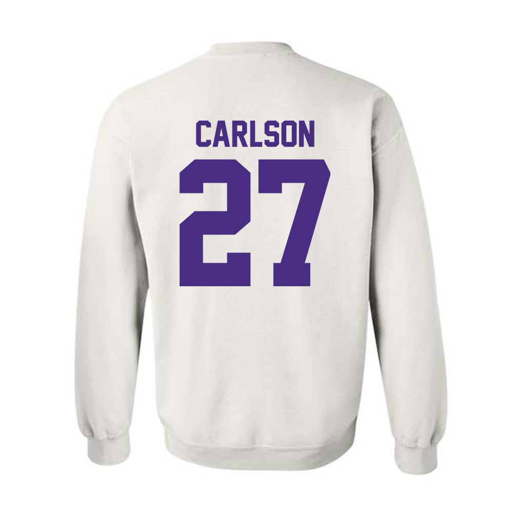 Northwestern - NCAA Baseball : Zach Carlson - Crewneck Sweatshirt-1