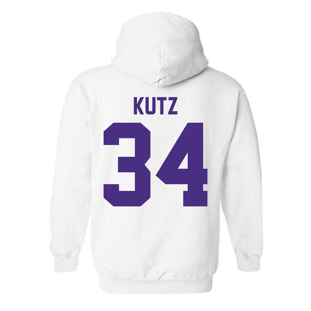 Northwestern - NCAA Baseball : Charlie Kutz - Hooded Sweatshirt-1