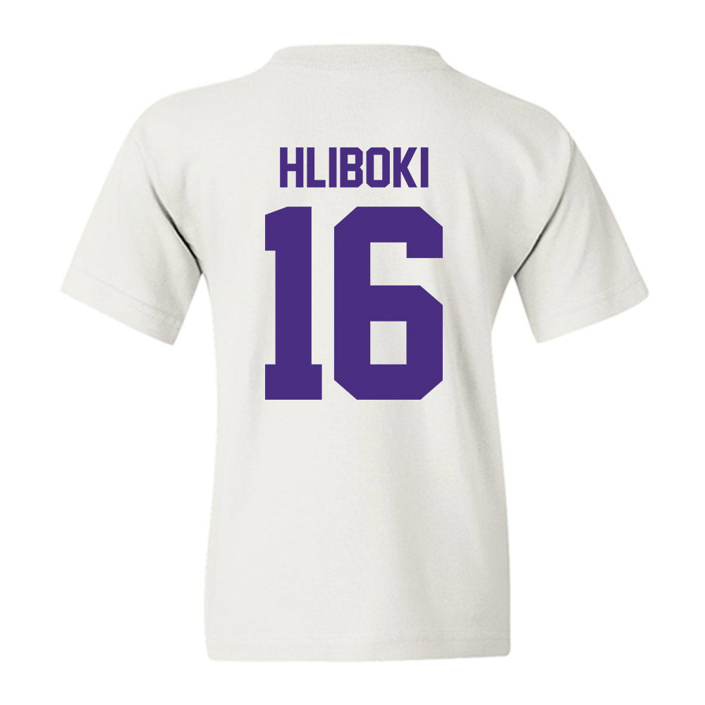 Northwestern - NCAA Baseball : Sam Hliboki - Youth T-Shirt-1