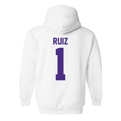 Northwestern - NCAA Baseball : Noah Ruiz - Hooded Sweatshirt-1