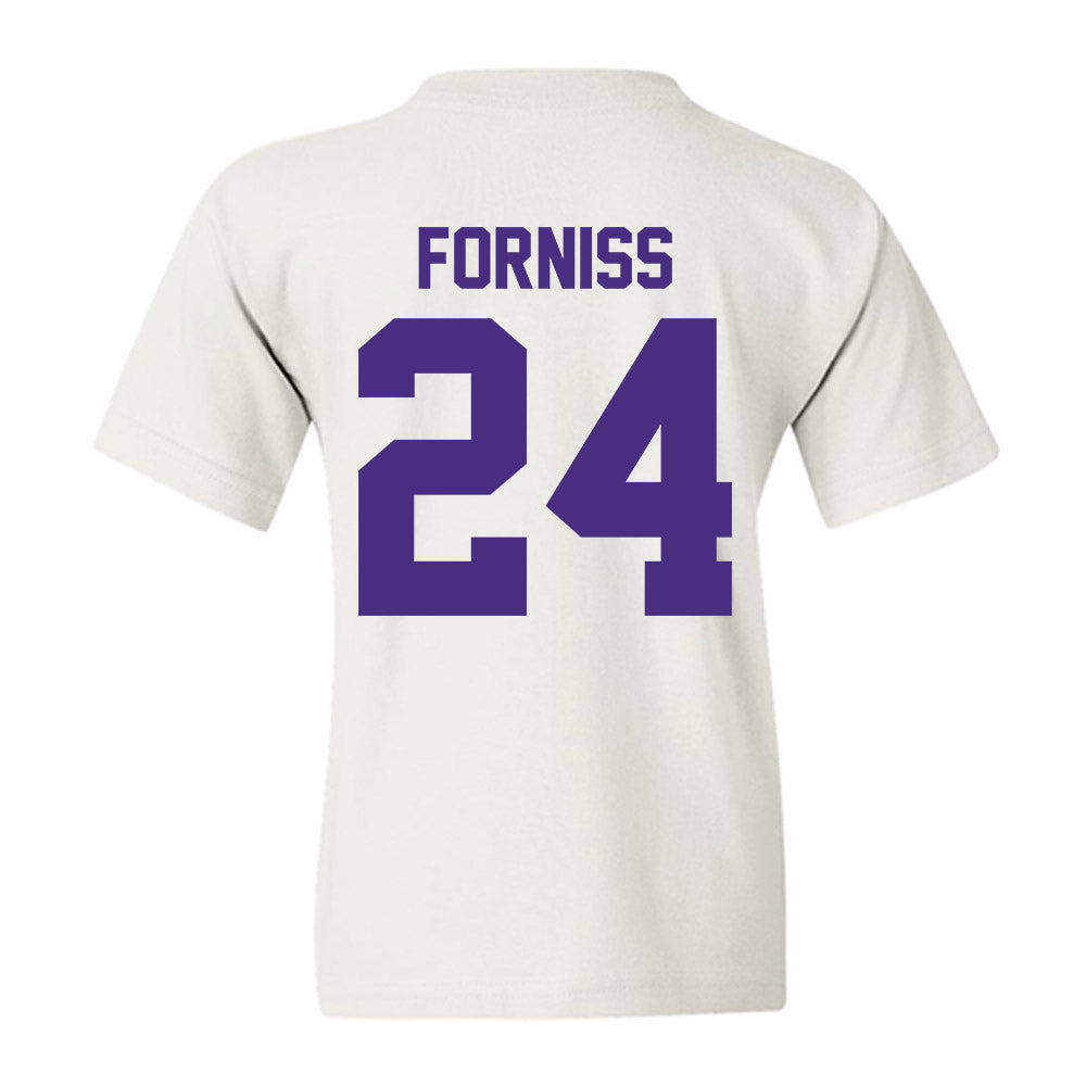 Northwestern - NCAA Baseball : Christian Forniss - Youth T-Shirt-1