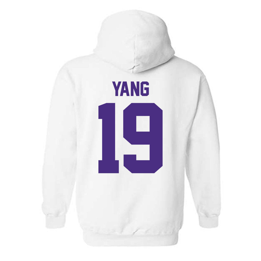 Northwestern - NCAA Baseball : Jake Yang - Hooded Sweatshirt-1