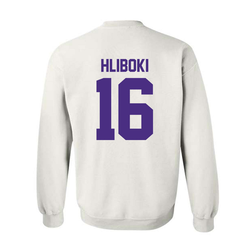 Northwestern - NCAA Baseball : Sam Hliboki - Crewneck Sweatshirt-1