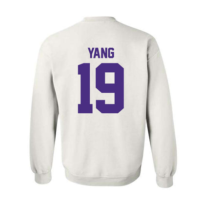 Northwestern - NCAA Baseball : Jake Yang - Crewneck Sweatshirt-1