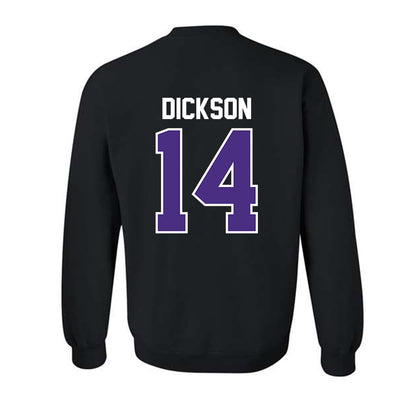 Northwestern - NCAA Baseball : Drew Dickson - Sports Shersey Crewneck Sweatshirt