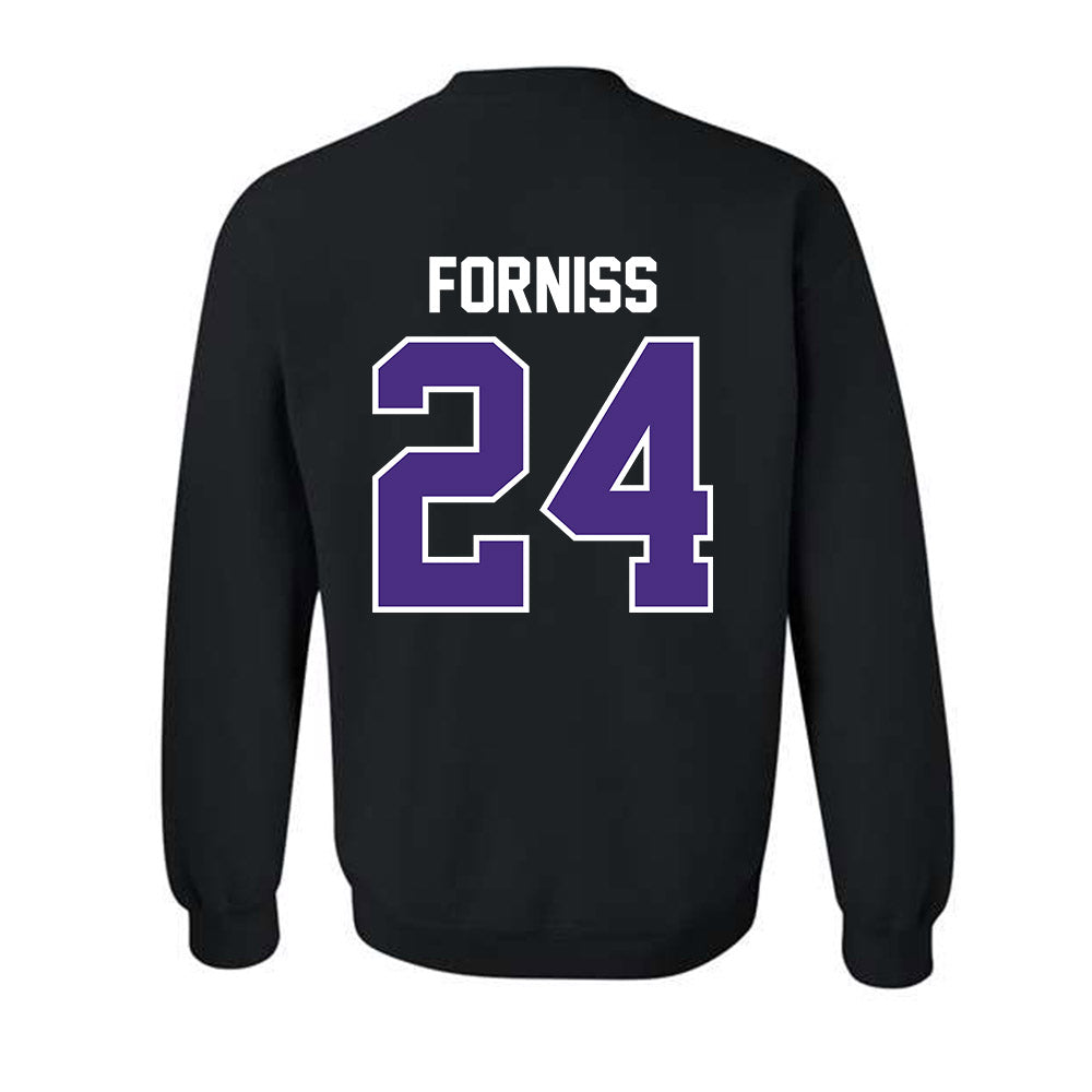 Northwestern - NCAA Baseball : Christian Forniss - Crewneck Sweatshirt-1