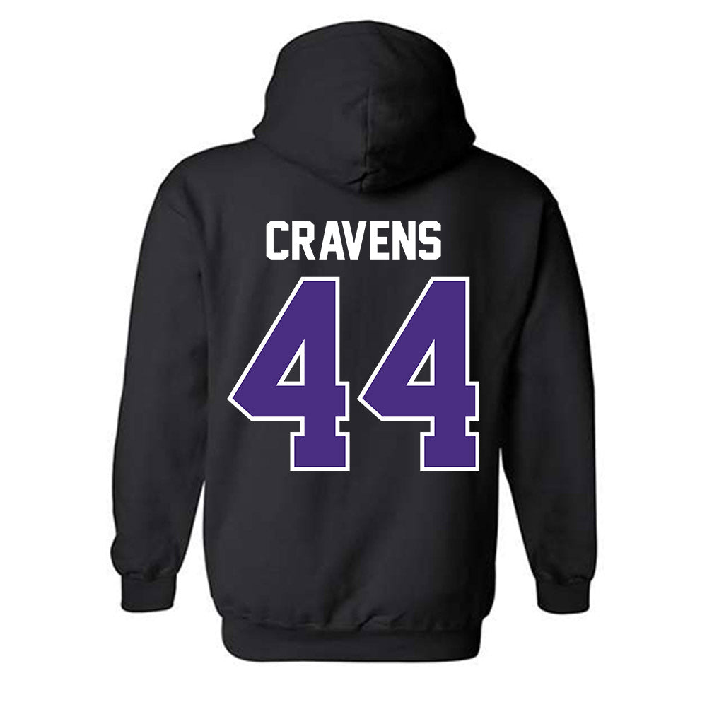 Northwestern - NCAA Baseball : Colton Cravens - Hooded Sweatshirt-1