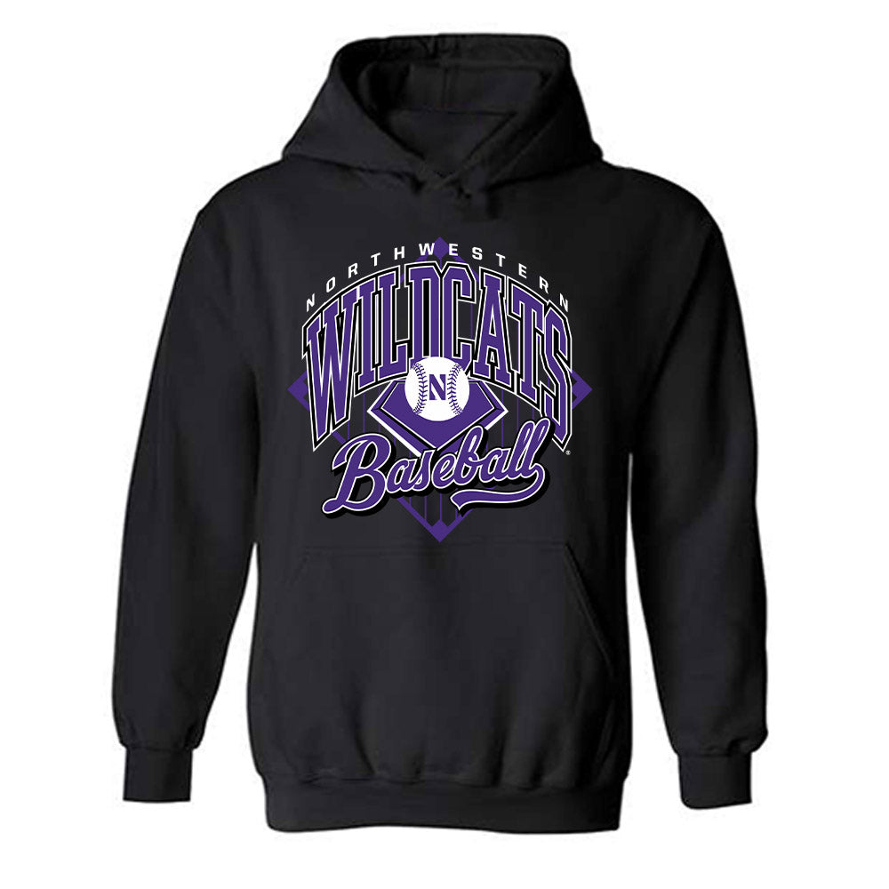 Northwestern - NCAA Baseball : Josh Ramos - Sports Shersey Hooded Sweatshirt