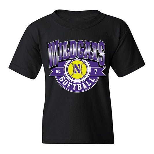 Northwestern - NCAA Softball : Kelsey Nader - Youth T-Shirt-0