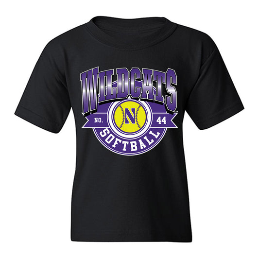 Northwestern - NCAA Softball : Teagan McCue - Youth T-Shirt-0