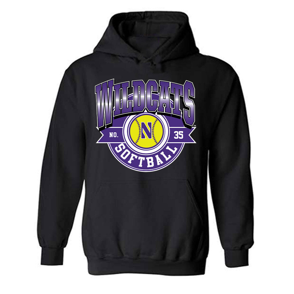 Northwestern - NCAA Softball : Taelyn Jirschele - Hooded Sweatshirt-0