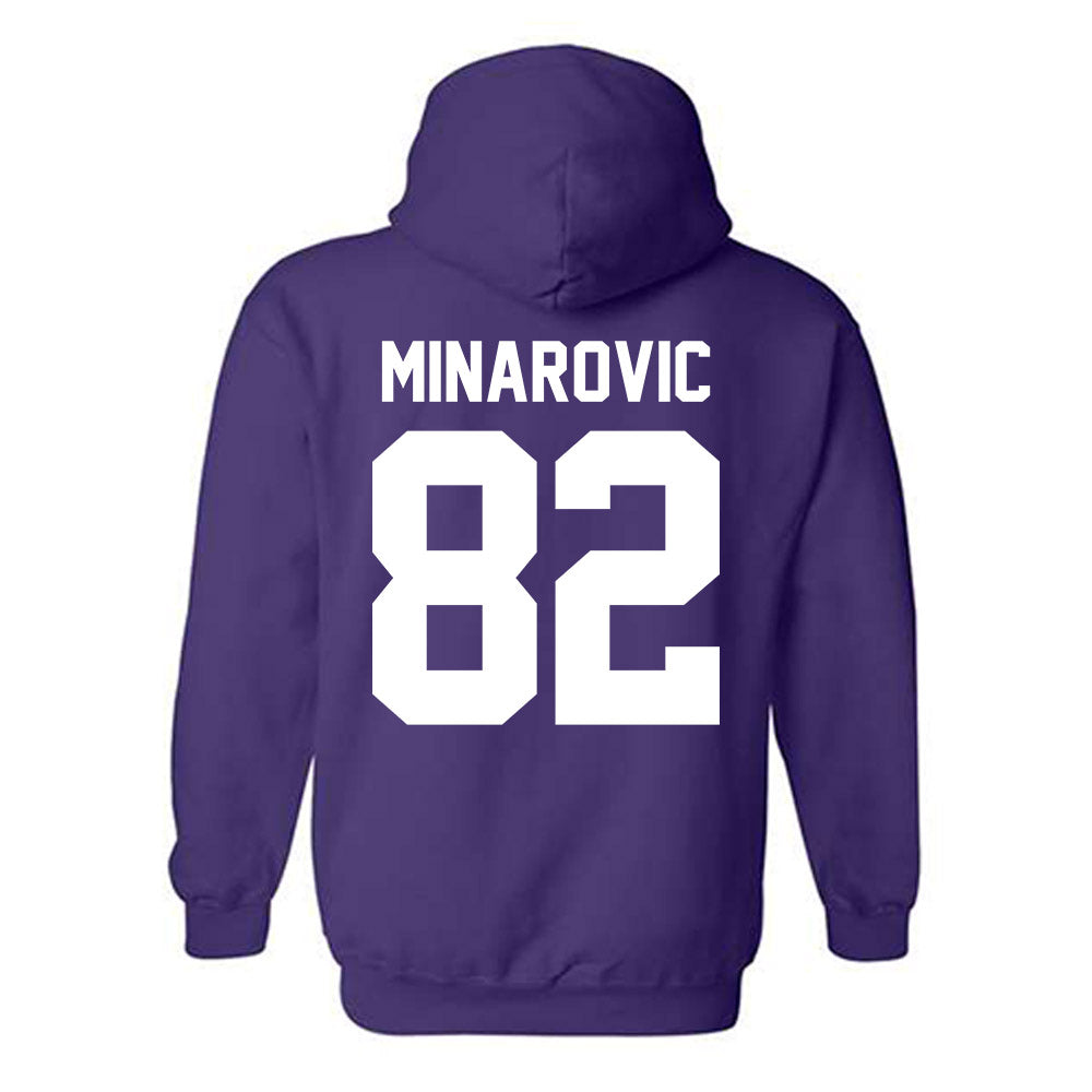 Northwestern - NCAA Softball : Grace Minarovic - Sports Shersey Hooded Sweatshirt-1