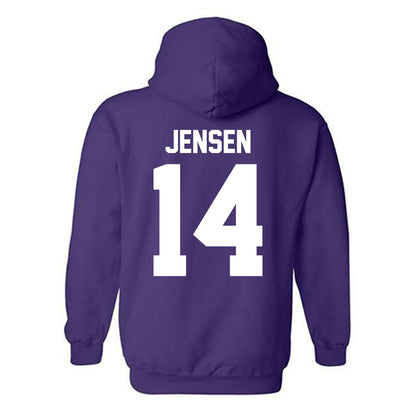 Northwestern - NCAA Softball : Kylee Jensen - Sports Shersey Hooded Sweatshirt-1