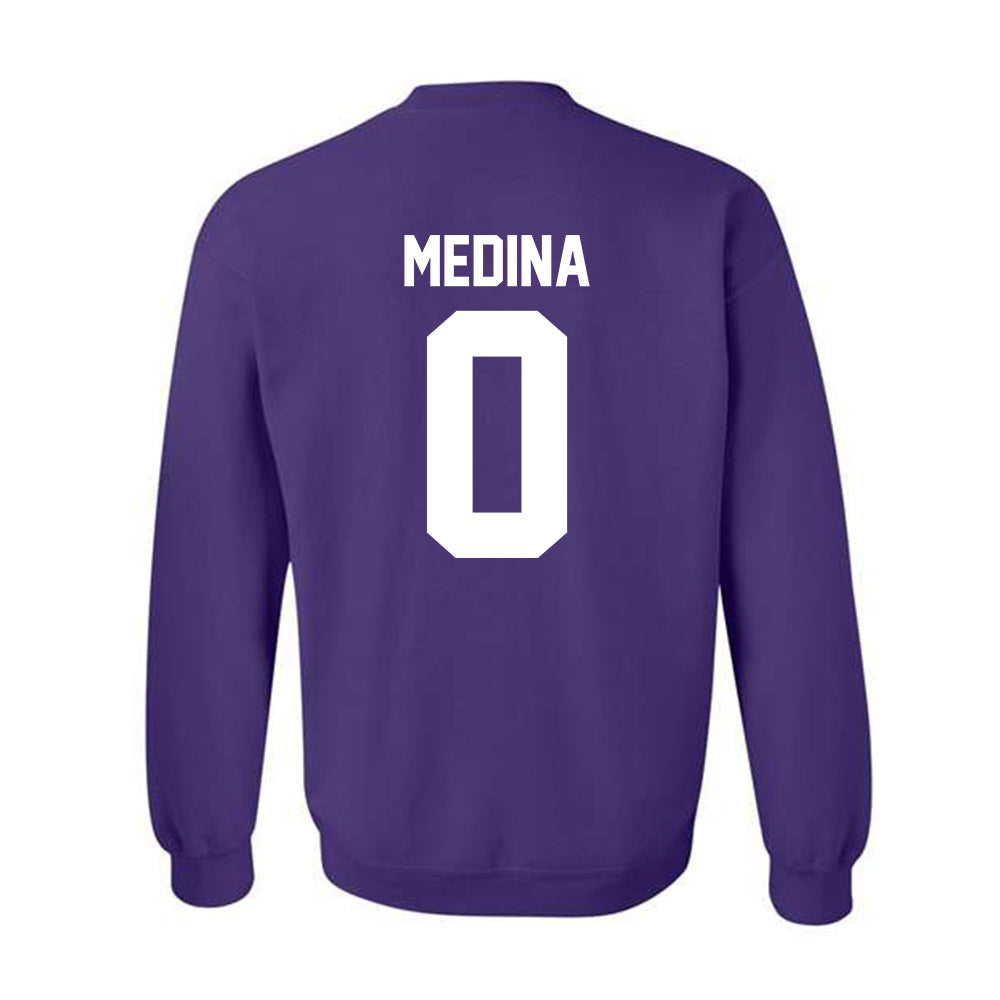Northwestern - NCAA Softball : Tru Medina - Sports Shersey Crewneck Sweatshirt-1