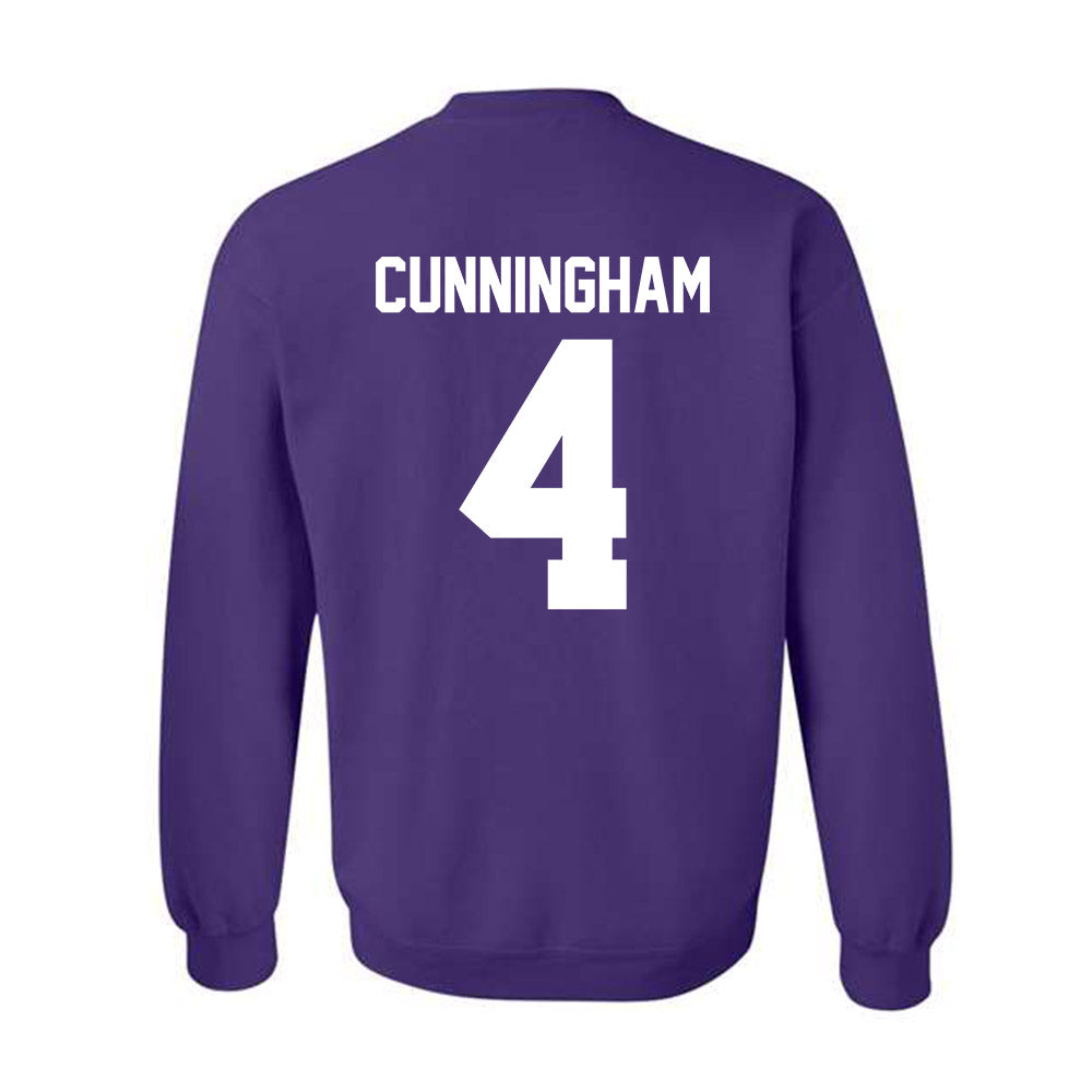 Northwestern - NCAA Softball : Renae Cunningham - Sports Shersey Crewneck Sweatshirt-1