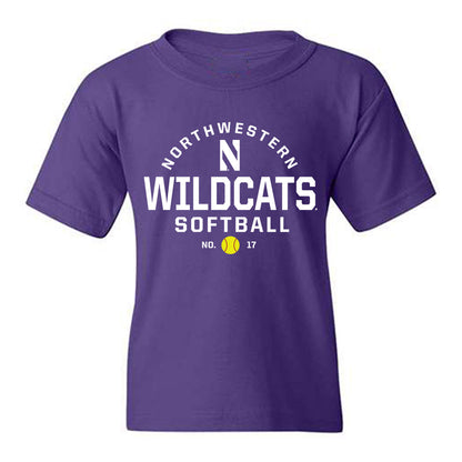 Northwestern - NCAA Softball : Emma Raye - Sports Shersey Youth T-Shirt-0