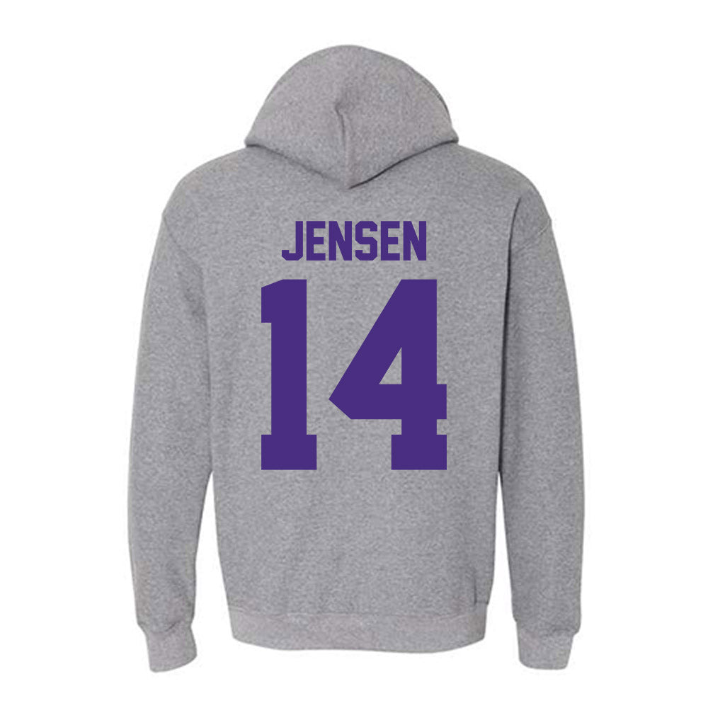 Northwestern - NCAA Softball : Kylee Jensen - Sports Shersey Hooded Sweatshirt-1