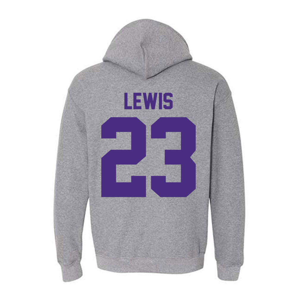 Northwestern - NCAA Softball : Hunter Lewis - Sports Shersey Hooded Sweatshirt-1