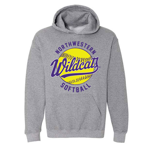 Northwestern - NCAA Softball : Logan Rumble - Sports Shersey Hooded Sweatshirt-0