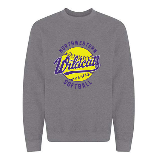 Northwestern - NCAA Softball : Gigi Ganje - Sports Shersey Crewneck Sweatshirt-0