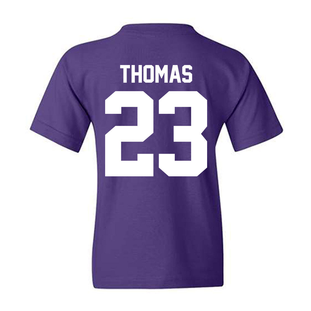Northwestern - NCAA Women's Basketball : Tayla Thomas - Sports Shersey Youth T-Shirt-1