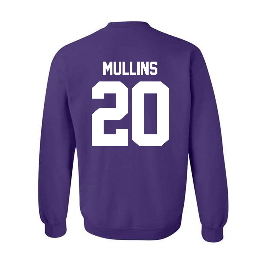 Northwestern - NCAA Men's Basketball : Justin Mullins - Sports Shersey Crewneck Sweatshirt