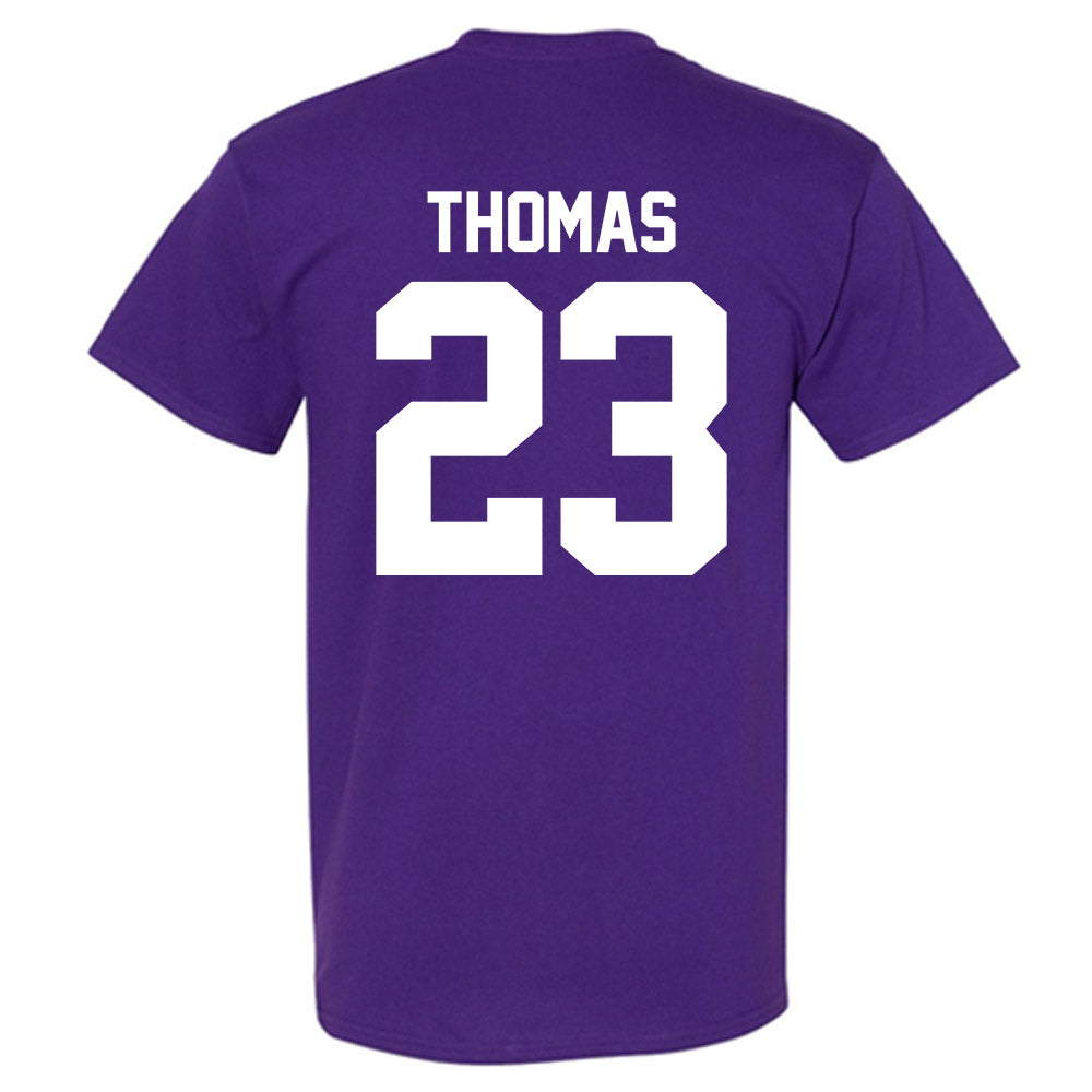 Northwestern - NCAA Women's Basketball : Tayla Thomas - Sports Shersey T-Shirt-1