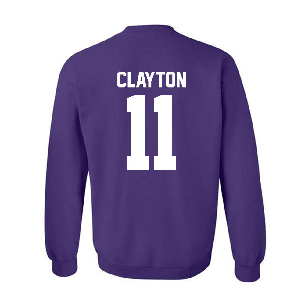 Northwestern - NCAA Men's Basketball : Jordan Clayton - Sports Shersey Crewneck Sweatshirt
