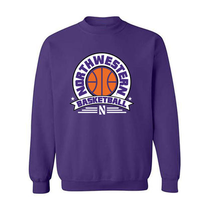 Northwestern - NCAA Men's Basketball : Nick Martinelli - Sports Shersey Crewneck Sweatshirt-0