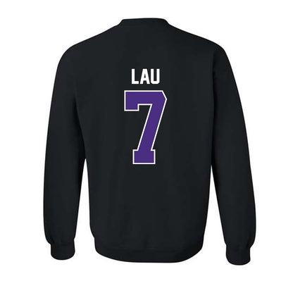 Northwestern - NCAA Women's Basketball : Caroline Lau - Sports Shersey Crewneck Sweatshirt-1