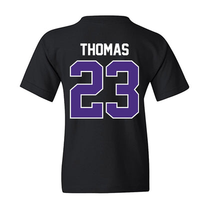 Northwestern - NCAA Women's Basketball : Tayla Thomas - Sports Shersey Youth T-Shirt-1