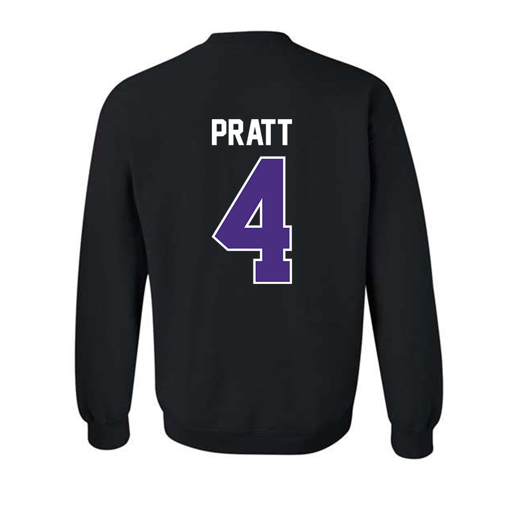 Northwestern - NCAA Men's Basketball : LA Pratt - Sports Shersey Crewneck Sweatshirt-1