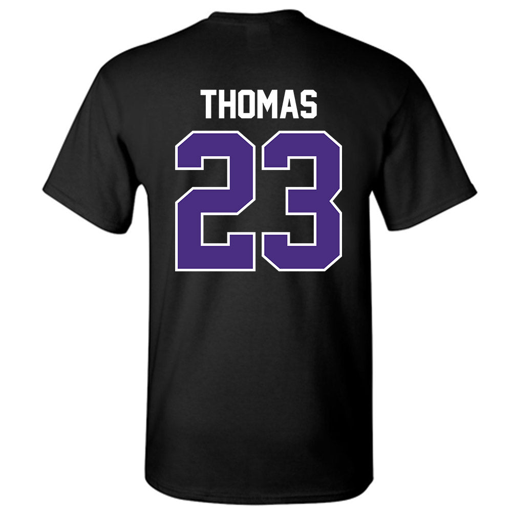 Northwestern - NCAA Women's Basketball : Tayla Thomas - Sports Shersey T-Shirt-1