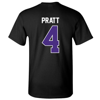 Northwestern - NCAA Men's Basketball : LA Pratt - Sports Shersey T-Shirt-1