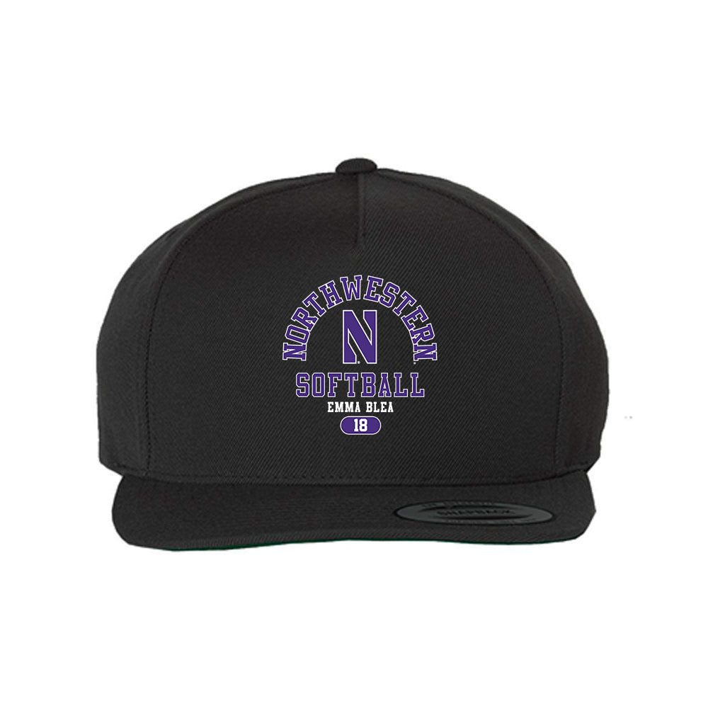 Northwestern - NCAA Softball : Emma Blea - Snapback Hat-0