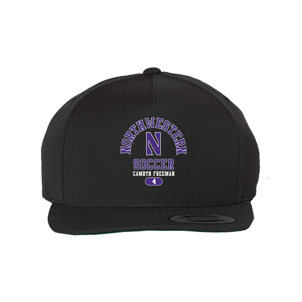 Northwestern - NCAA Women's Soccer : Camryn Freeman - Snapback Hat-0