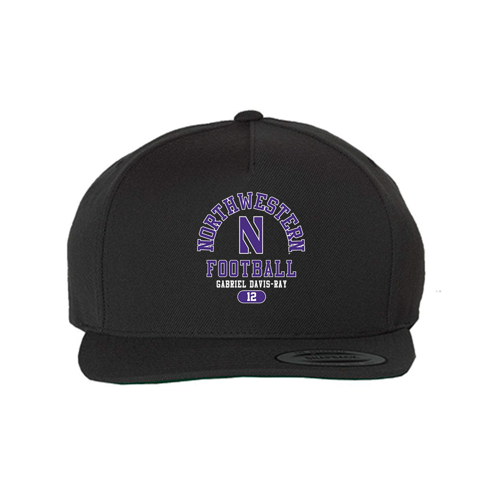 Northwestern - NCAA Football : Gabriel Davis-Ray - Snapback Hat-0
