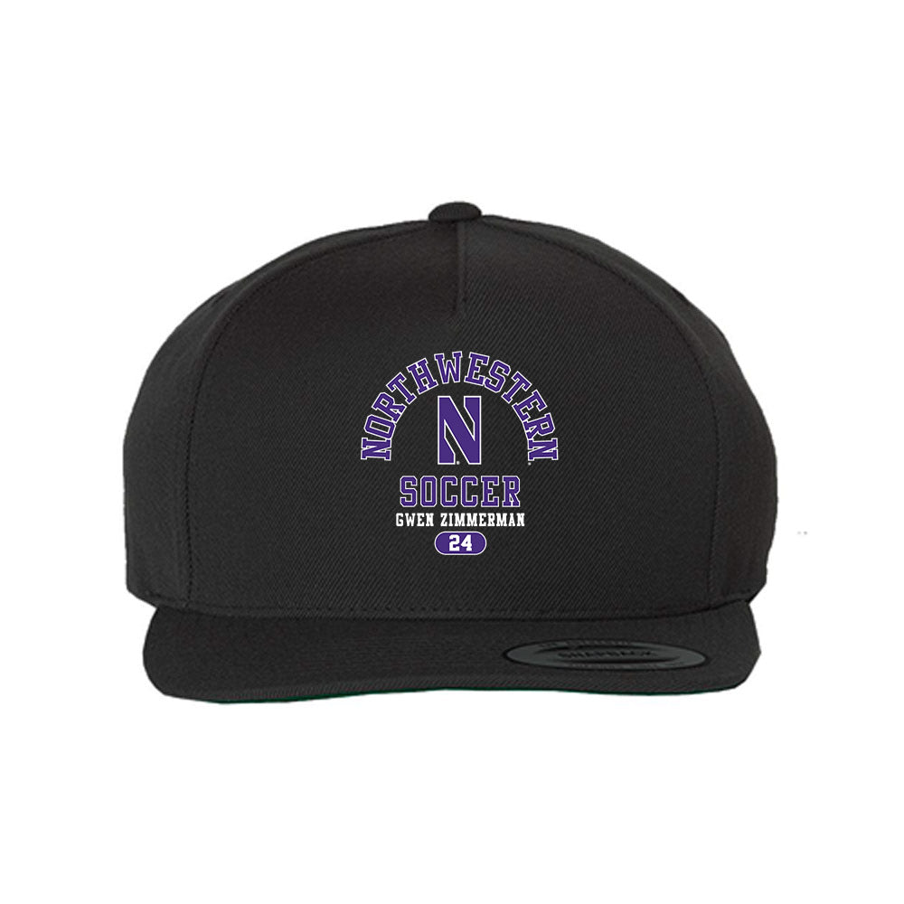 Northwestern - NCAA Women's Soccer : Gwen Zimmerman - Snapback Hat-0
