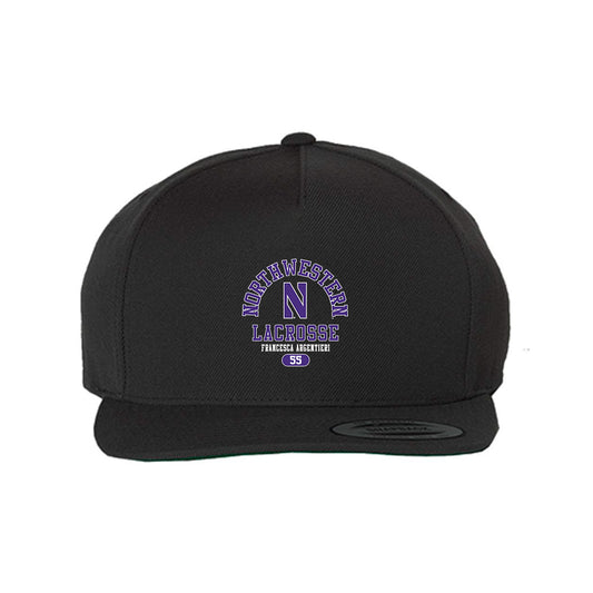 Northwestern - NCAA Women's Lacrosse : Francesca Argentieri - Snapback Hat