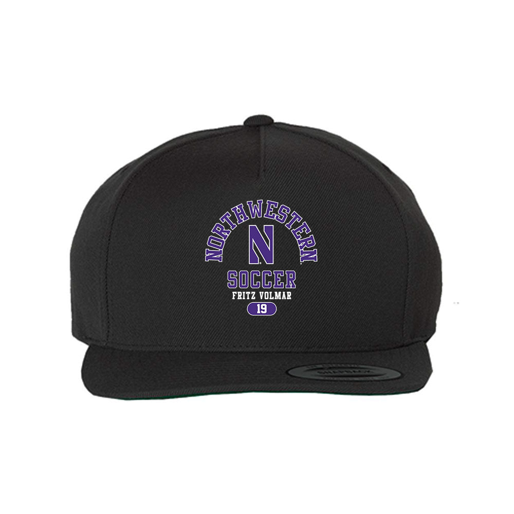 Northwestern - NCAA Men's Soccer : Fritz Volmar - Snapback Hat-0