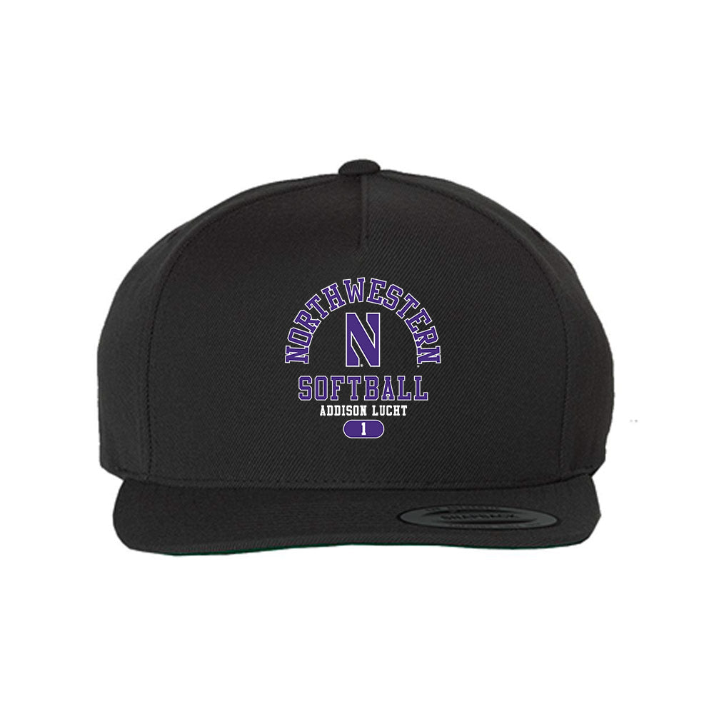 Northwestern - NCAA Softball : Addison Lucht - Snapback Hat-0