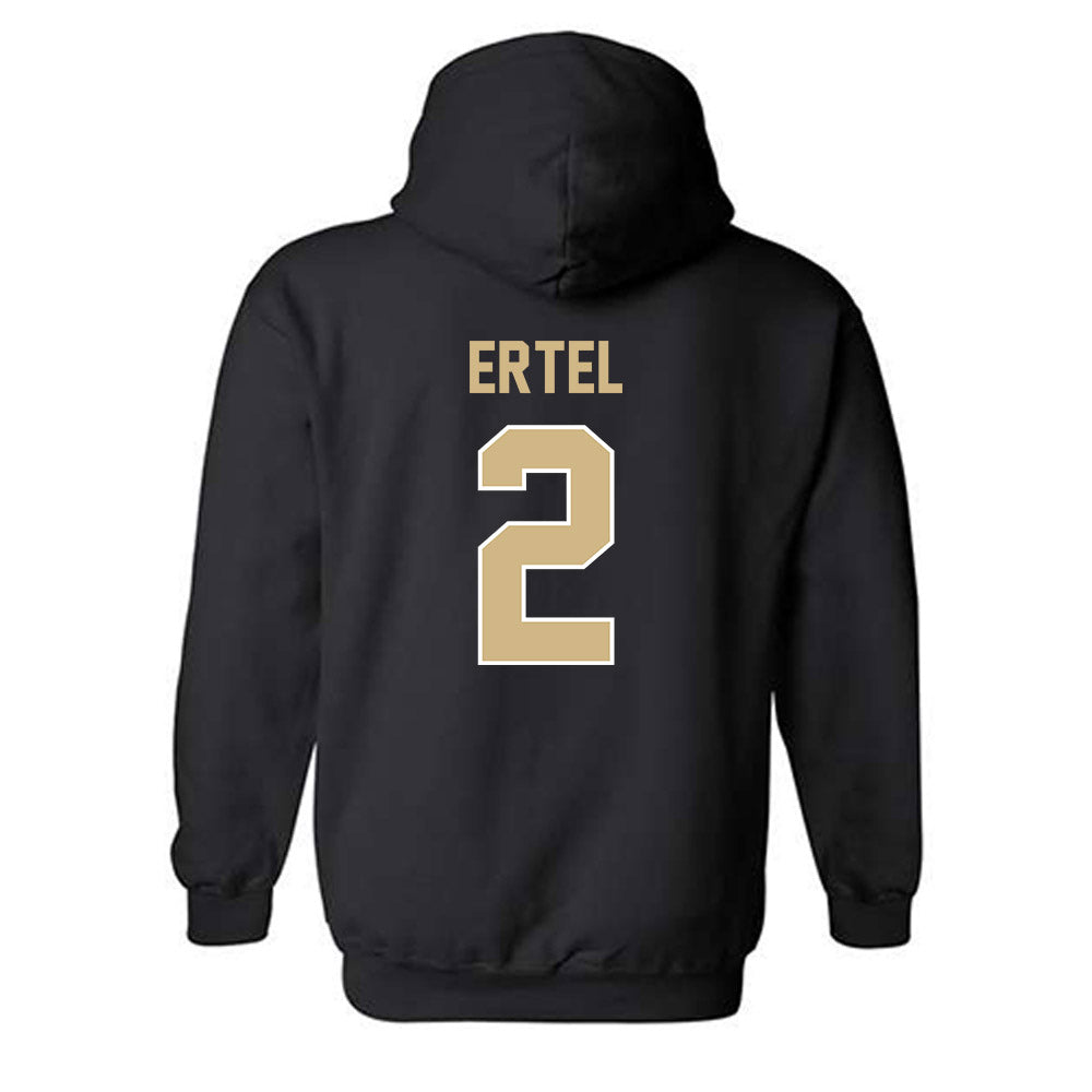 Purdue - NCAA Men's Basketball : Luke Ertel - Classic Shersey Hooded Sweatshirt-1