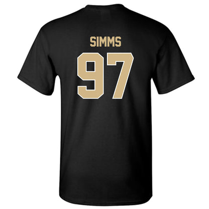 Purdue - NCAA Football : Wisdom Simms - Classic Shersey T-Shirt-1